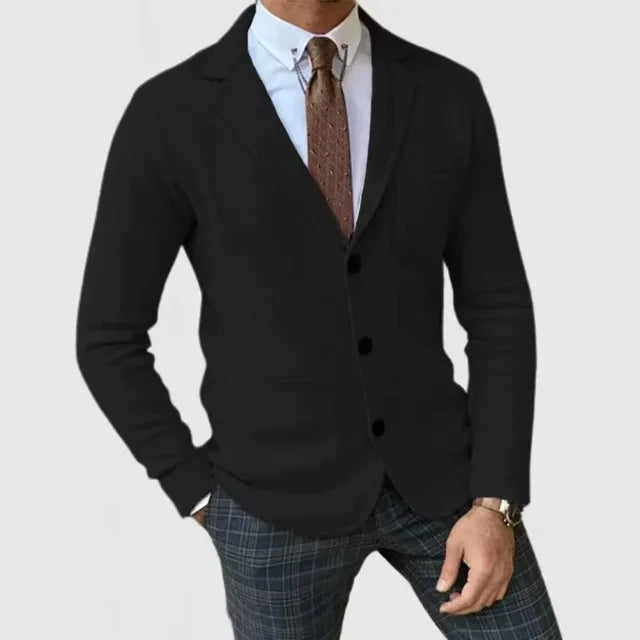 SVEA | Casual Slim Blazer für Herren mit Taschen