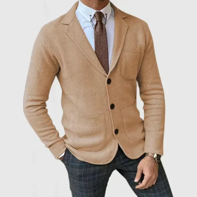 SVEA | Casual Slim Blazer für Herren mit Taschen