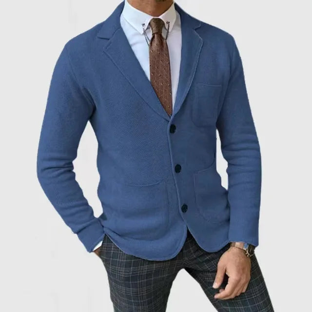 SVEA | Casual Slim Blazer für Herren mit Taschen