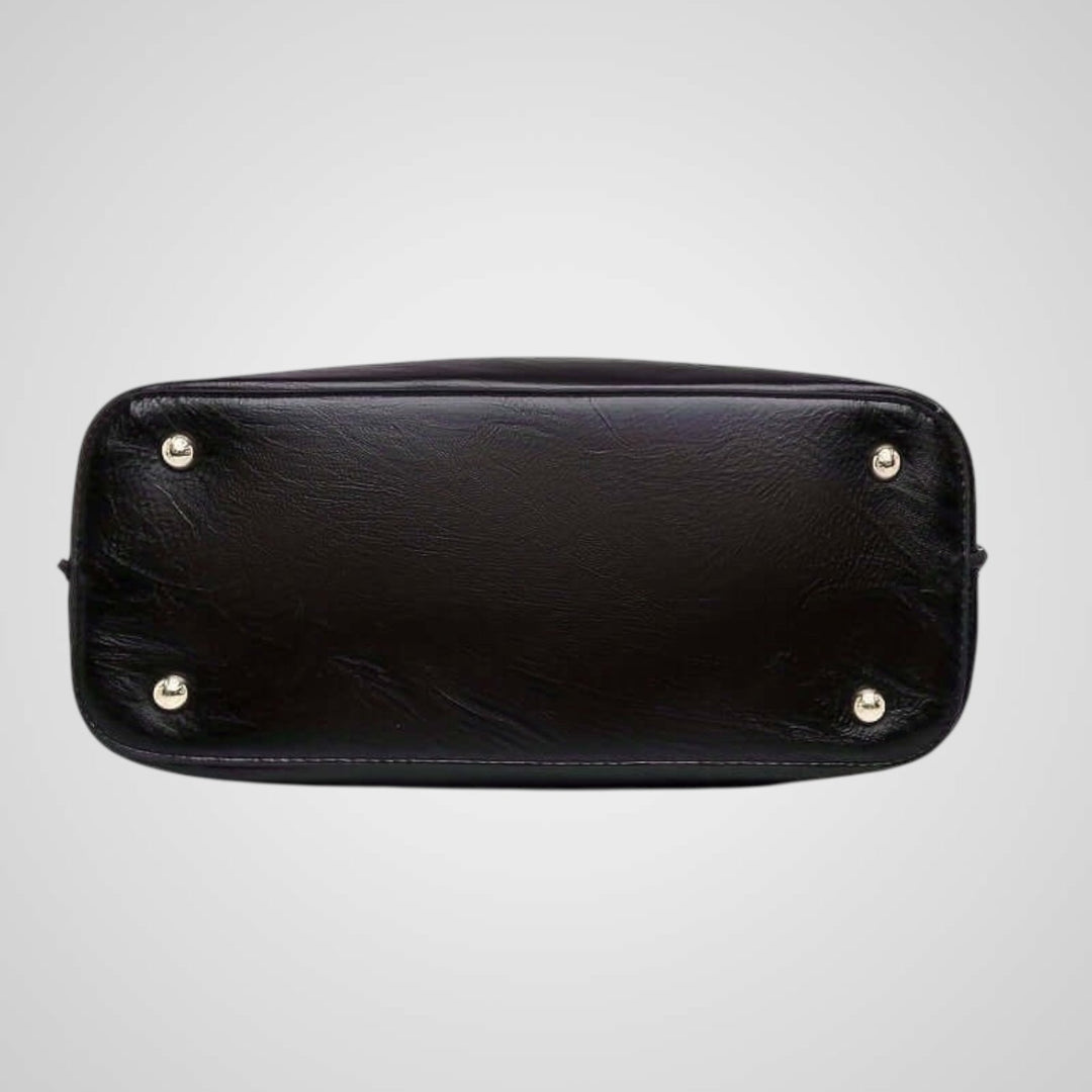 Jane | Elegant Two-Tone Leather Bag