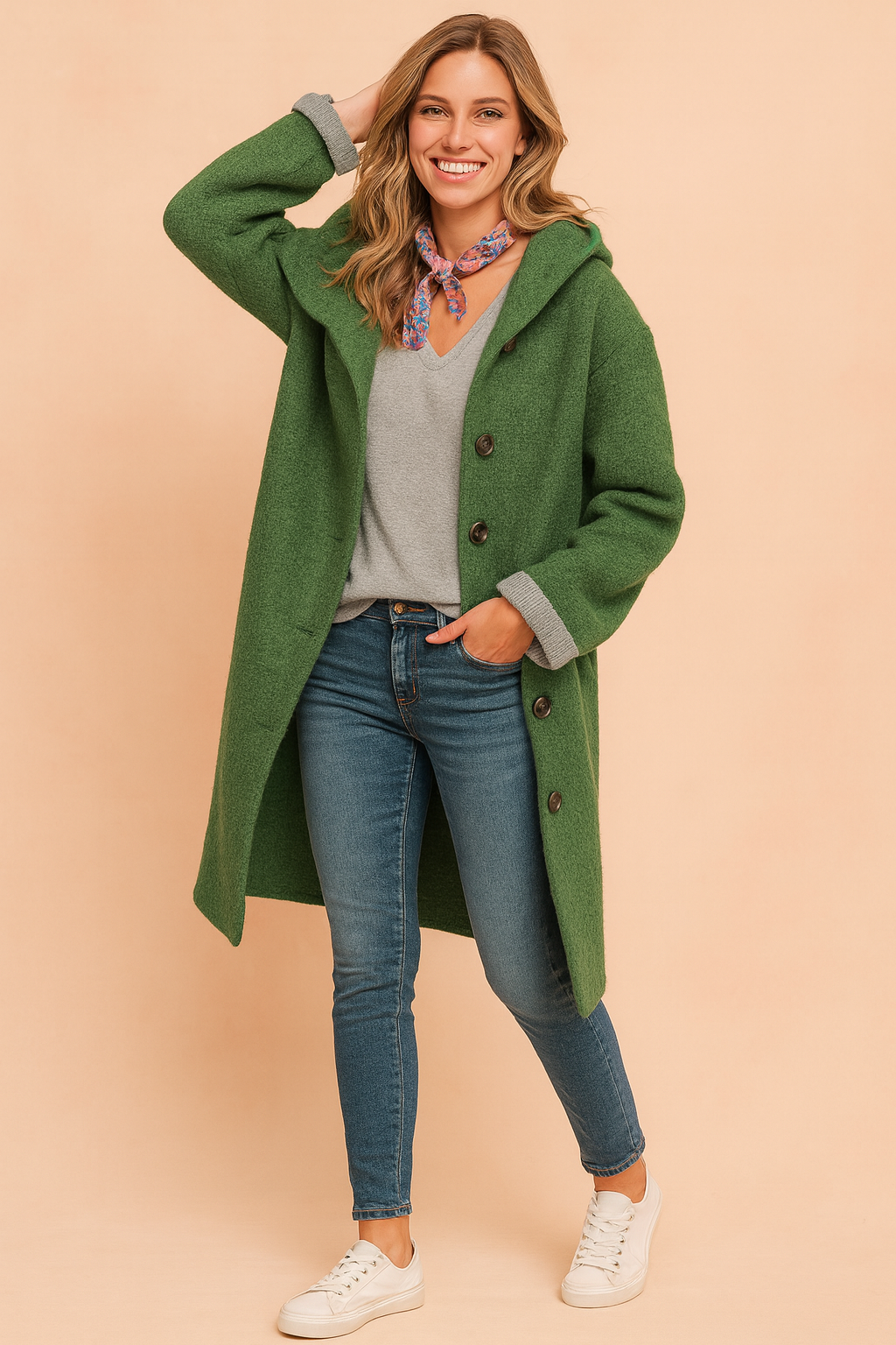 Jane | Sophie Laurent Hooded Coat