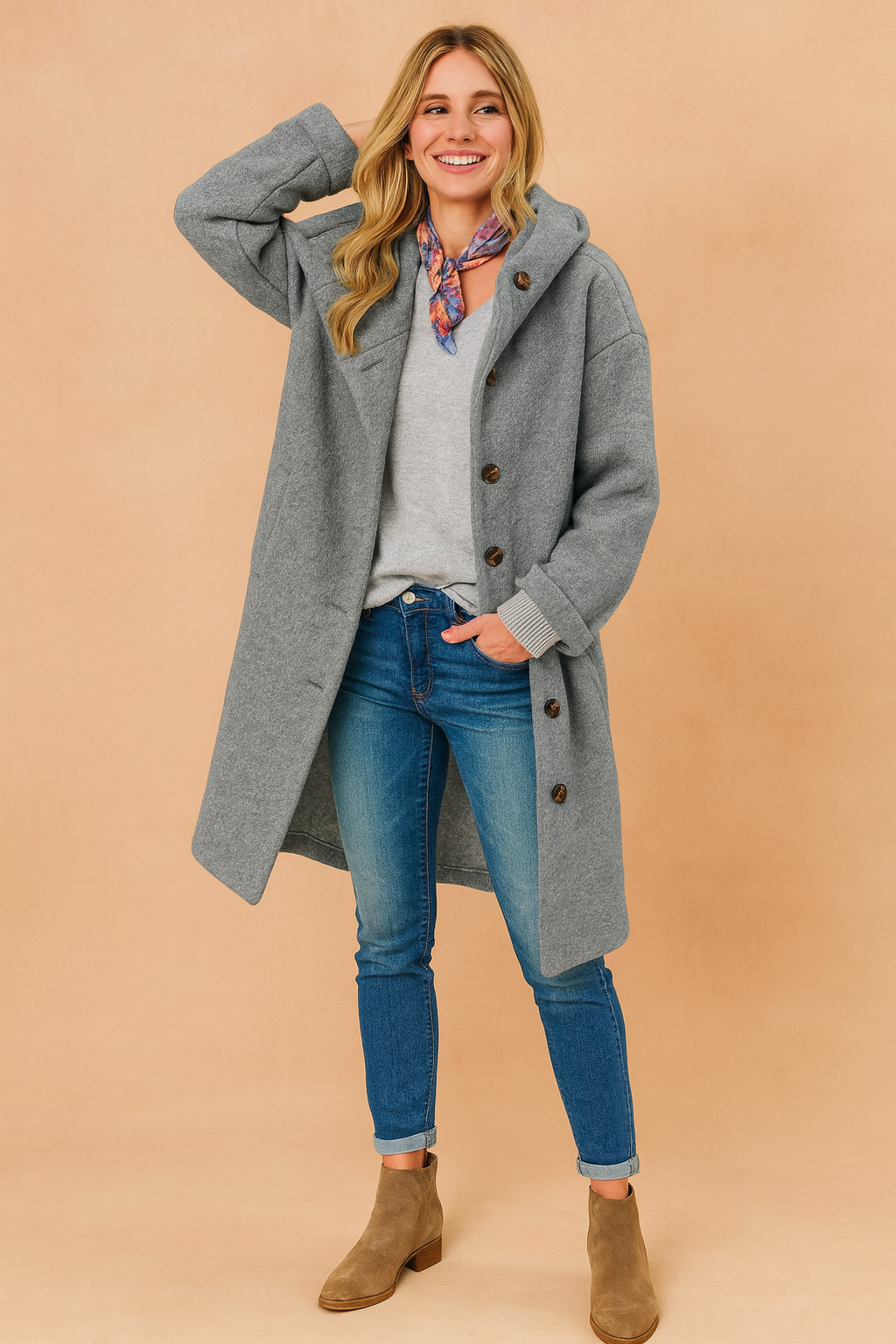 Jane | Sophie Laurent Hooded Coat