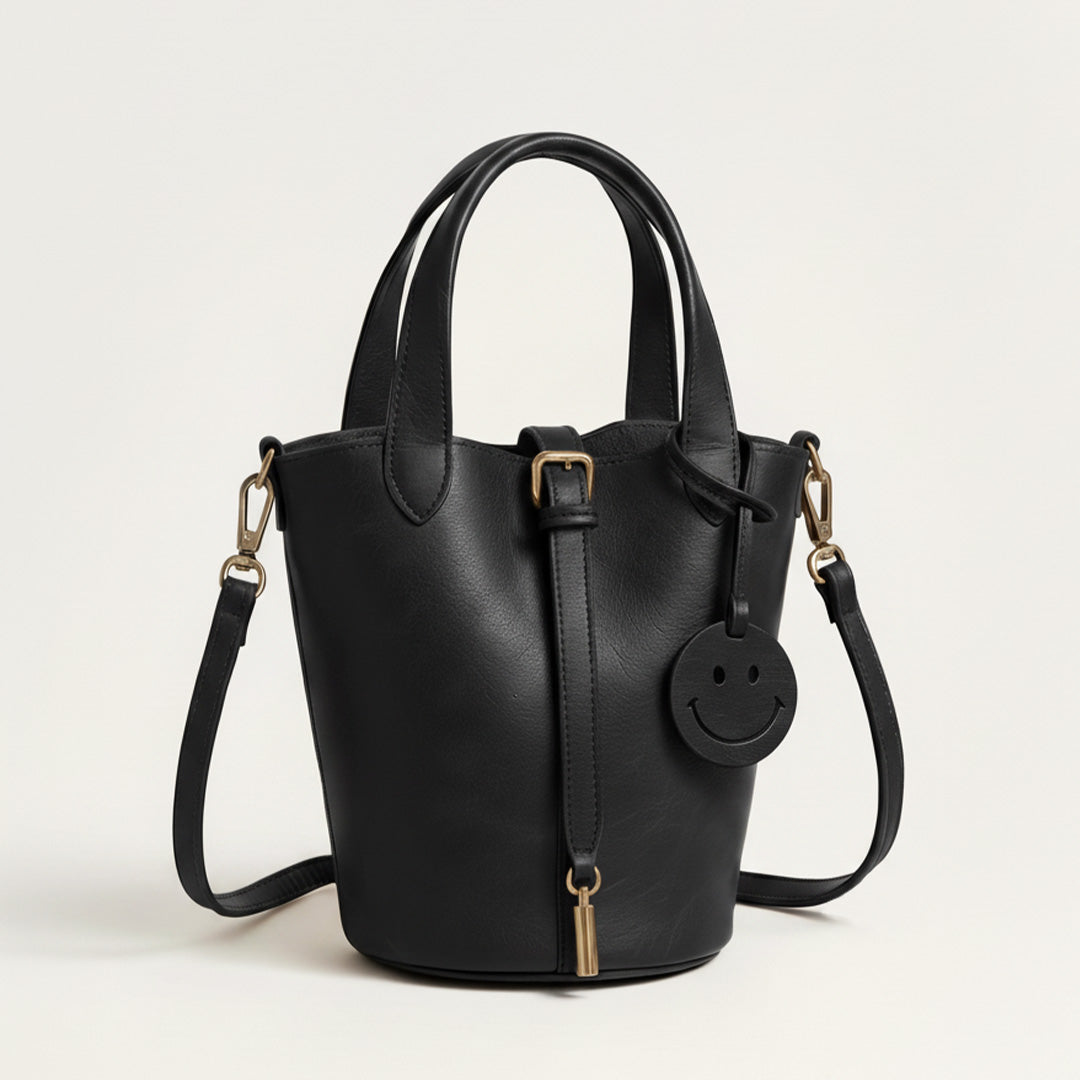 Clara | Leather Smile Bag
