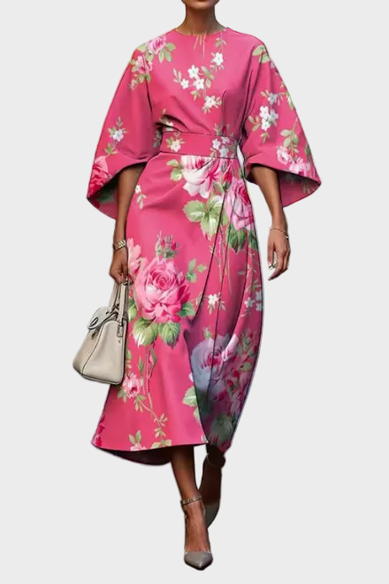 Maxine - Elegant Floral Dress