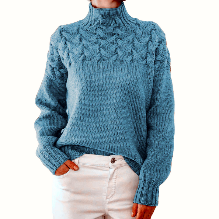 Jane | Warm Knit Turtleneck Sweater