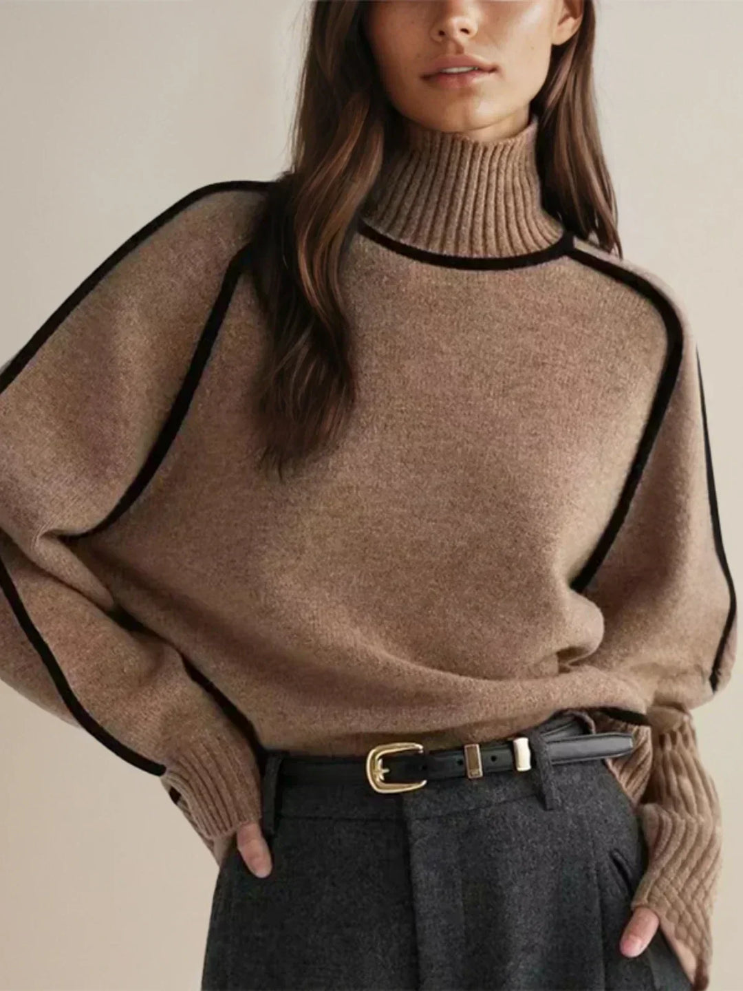 Jane | Elegant Cashmere Turtleneck Sweater