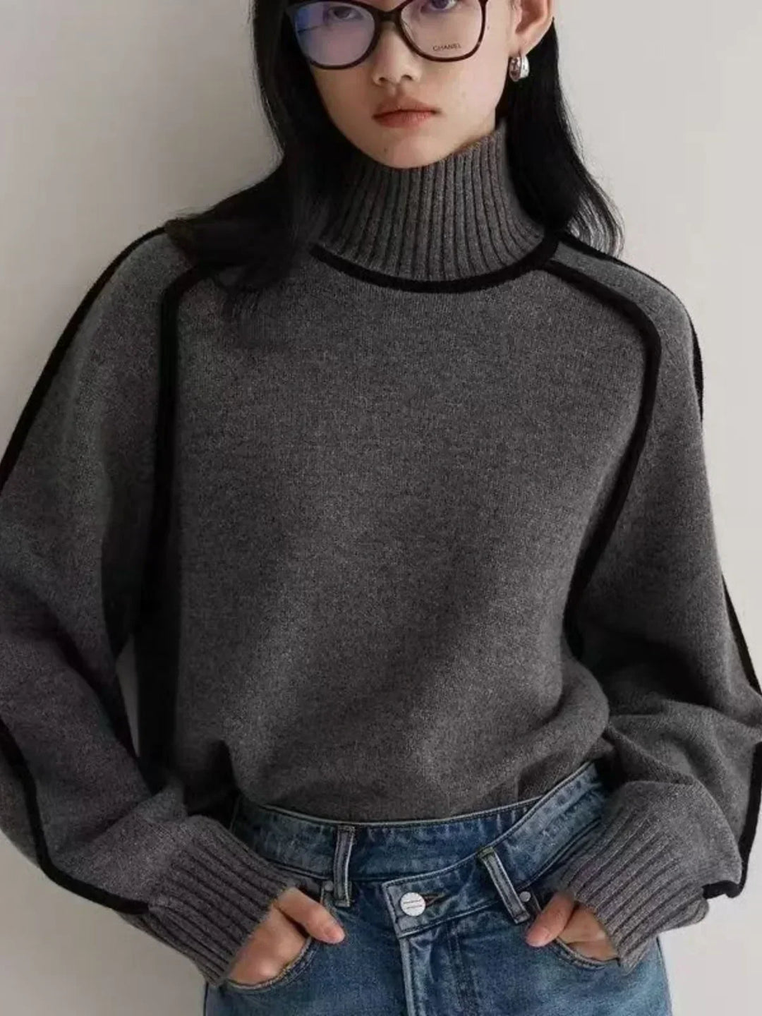 Jane | Elegant Cashmere Turtleneck Sweater
