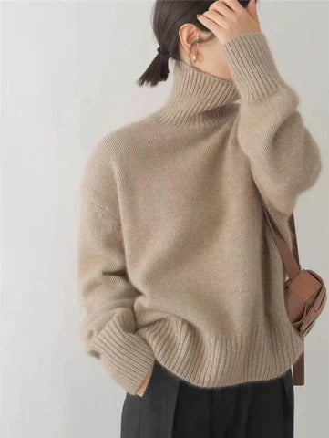 Jane | Luxurious Cashmere Turtleneck Sweater