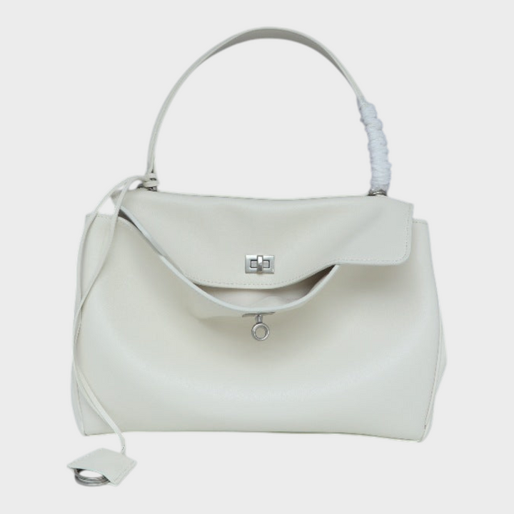 SVEA | Structured Leather Bag with Magnetic Flap