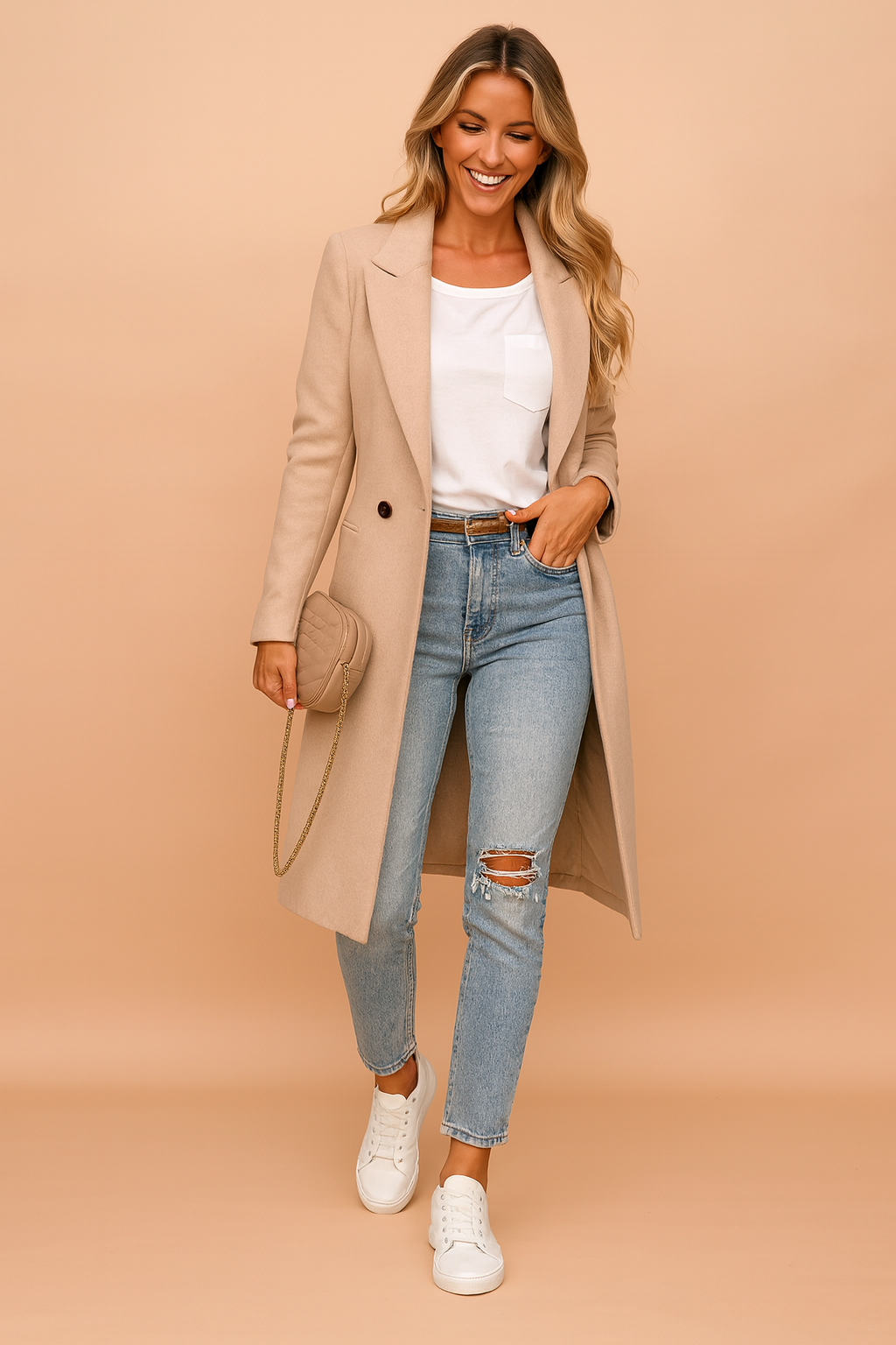 Jane | Élodie Beaumont Double-Breasted Coat