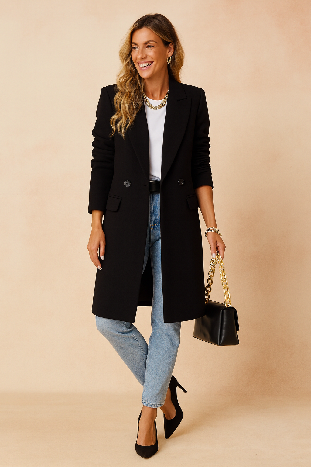 Jane | Élodie Beaumont Double-Breasted Coat
