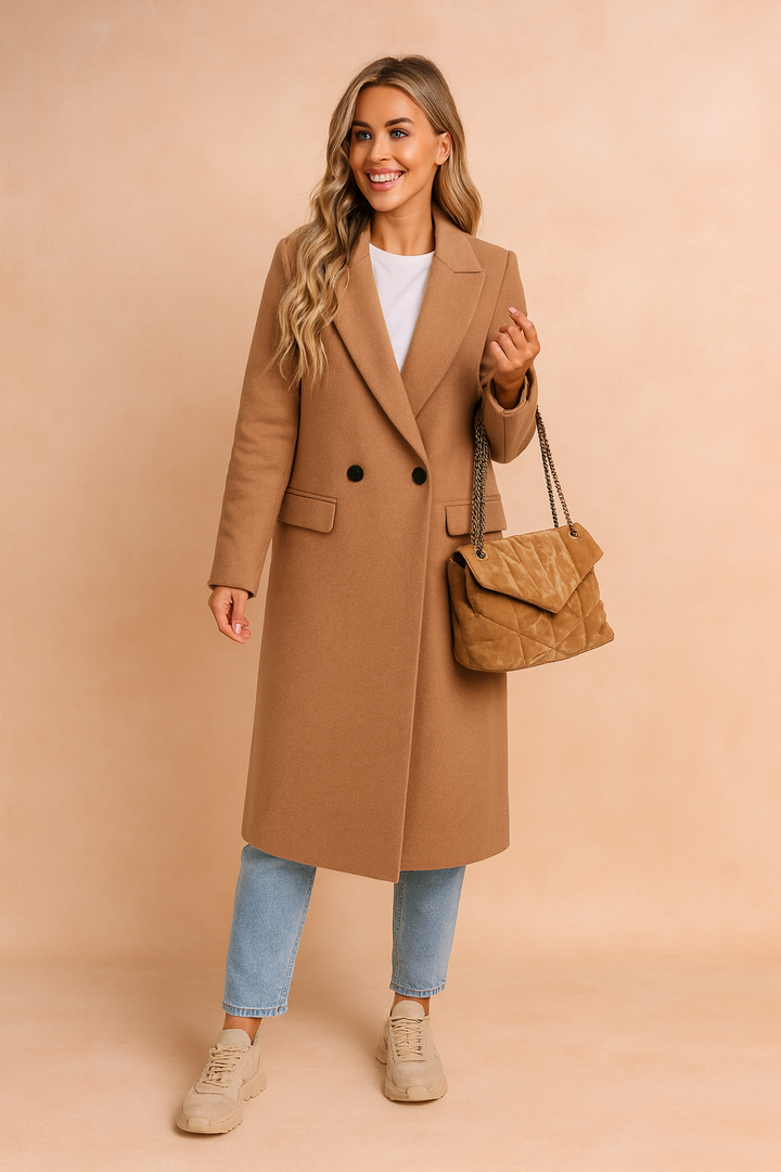 Jane | Élodie Beaumont Double-Breasted Coat