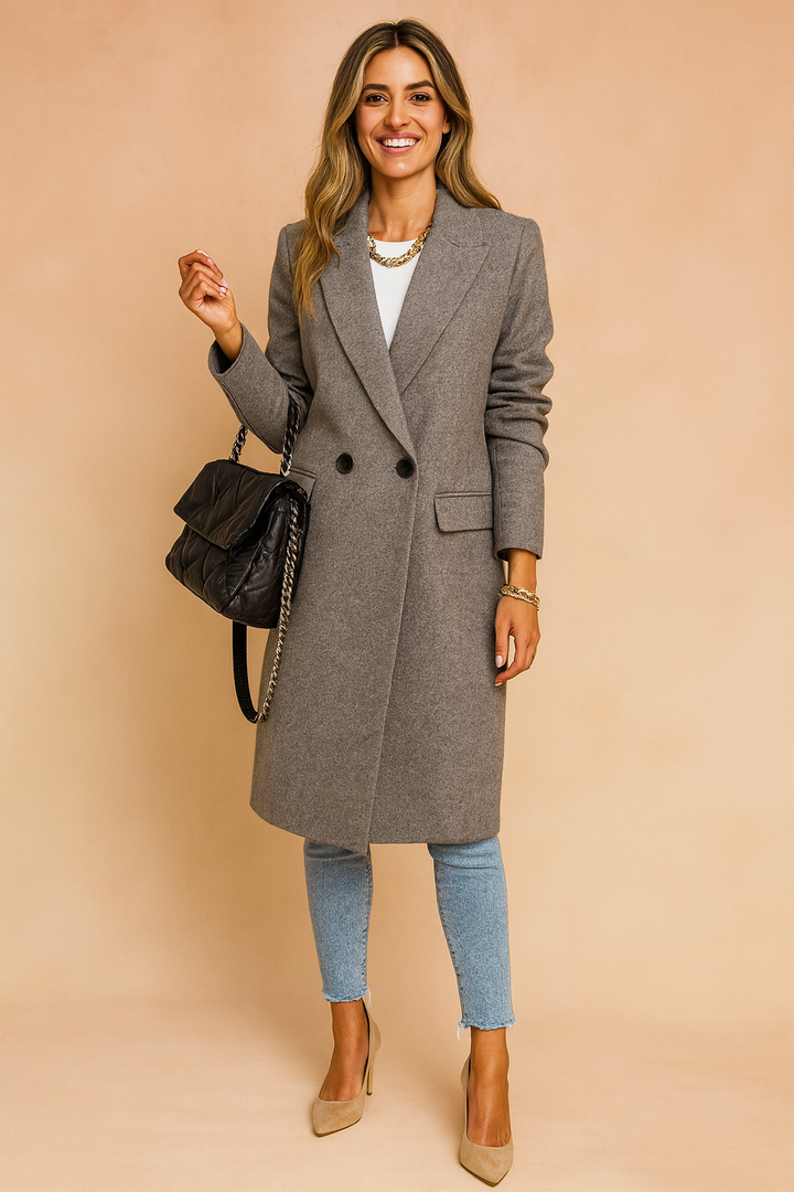 Jane | Élodie Beaumont Double-Breasted Coat