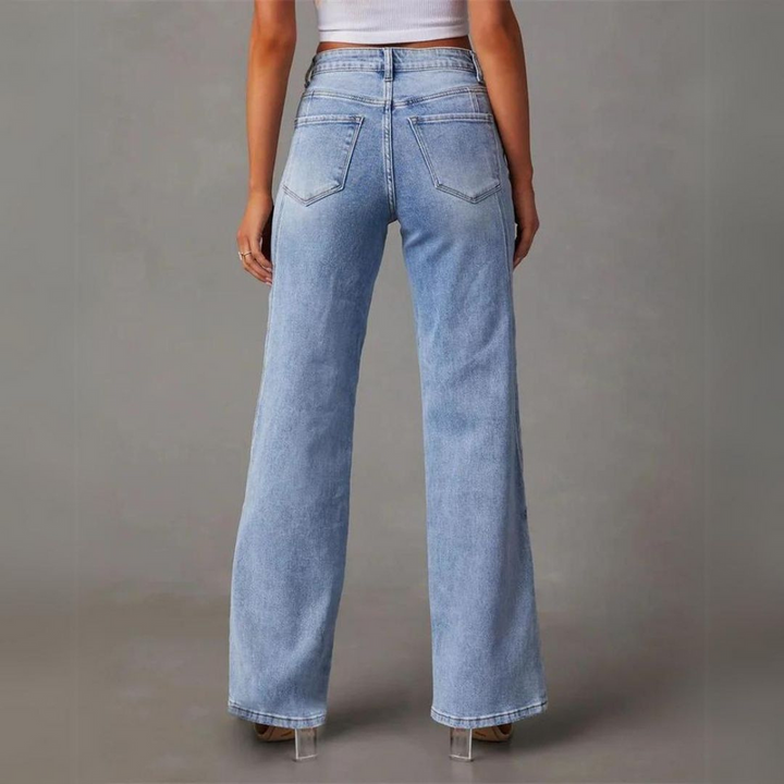 SVEA | WEITE JEANS MIT HOHER TAILLE