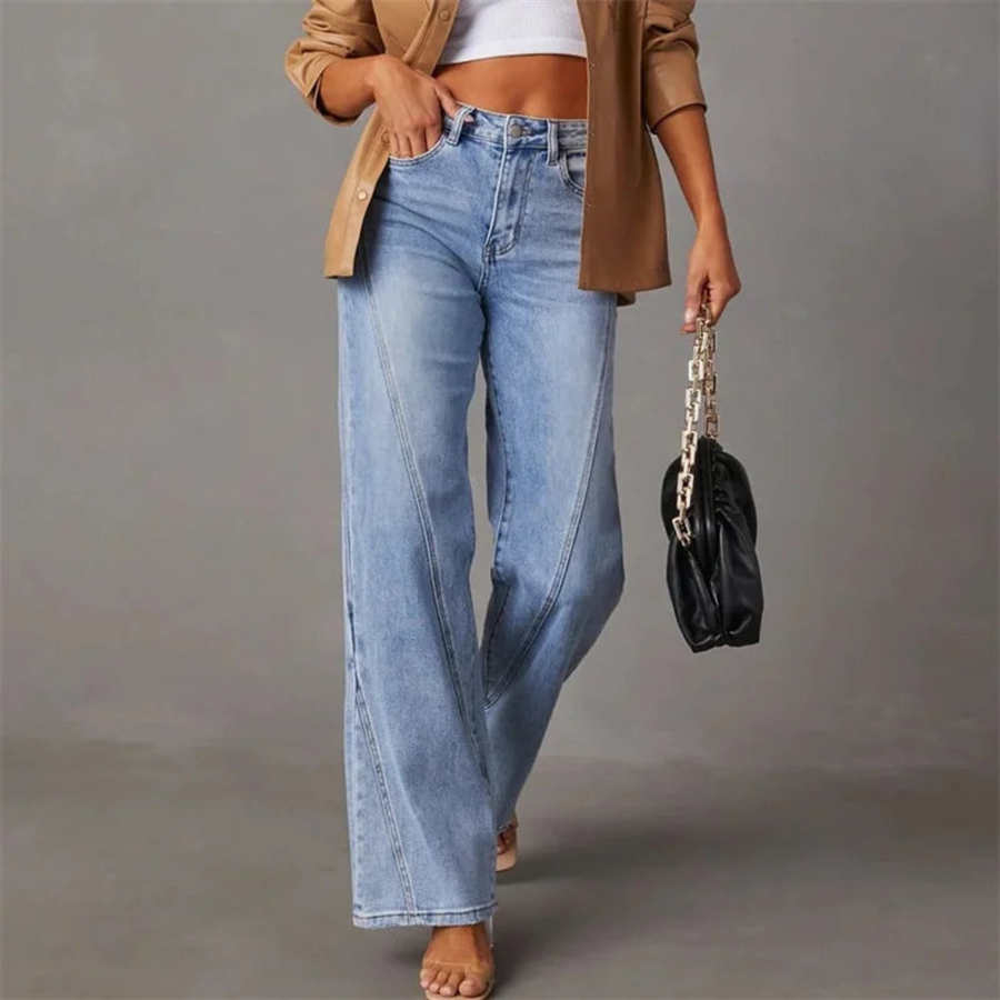 SVEA | WEITE JEANS MIT HOHER TAILLE