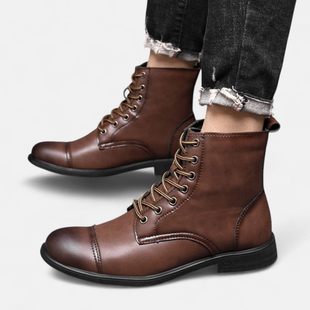 SVEA | Elegante Herrenstiefel aus Kunstleder