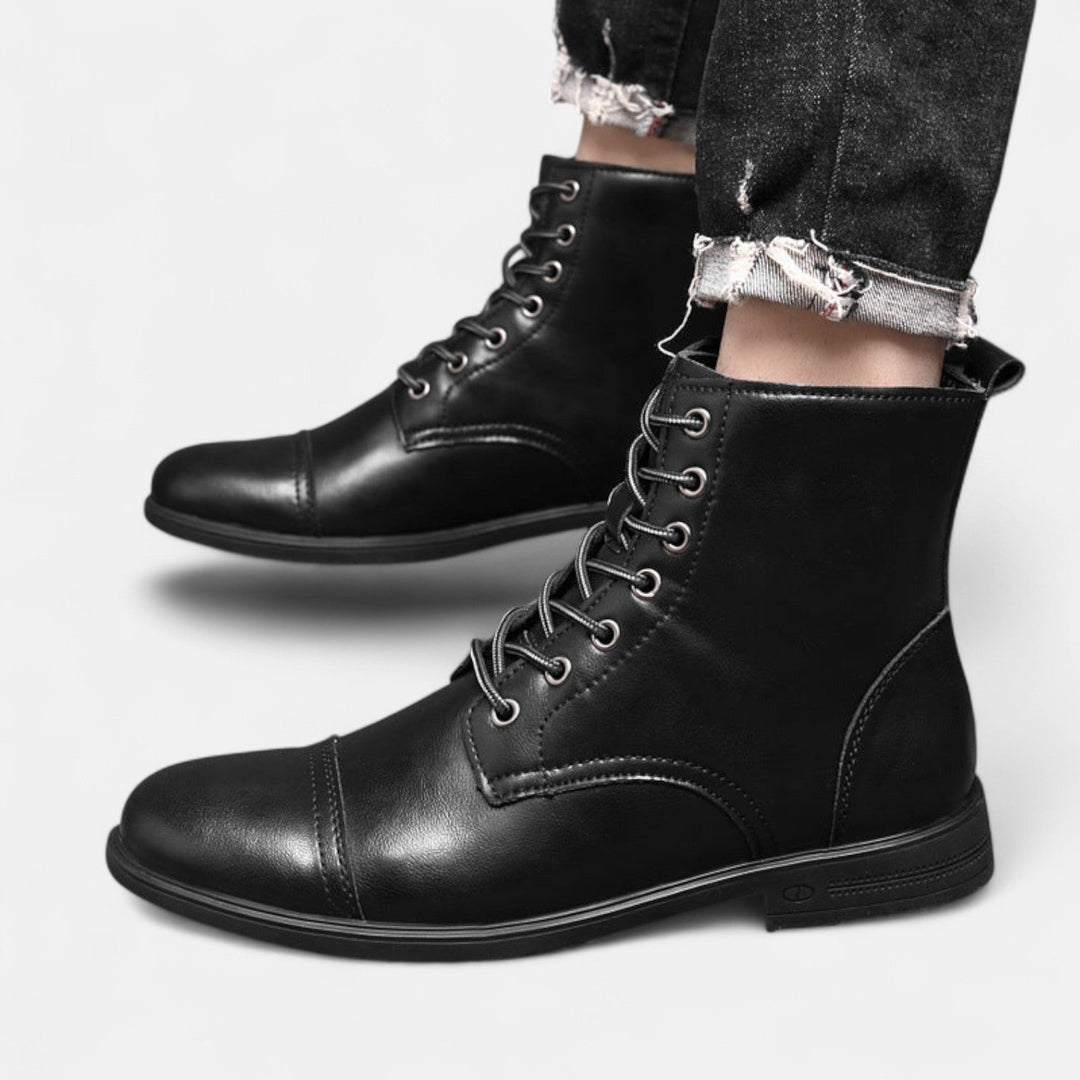 SVEA | Elegante Herrenstiefel aus Kunstleder
