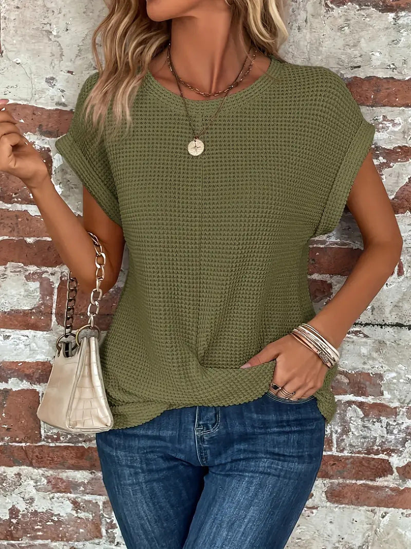 Jane | Casual Waffle-Knit Shirt