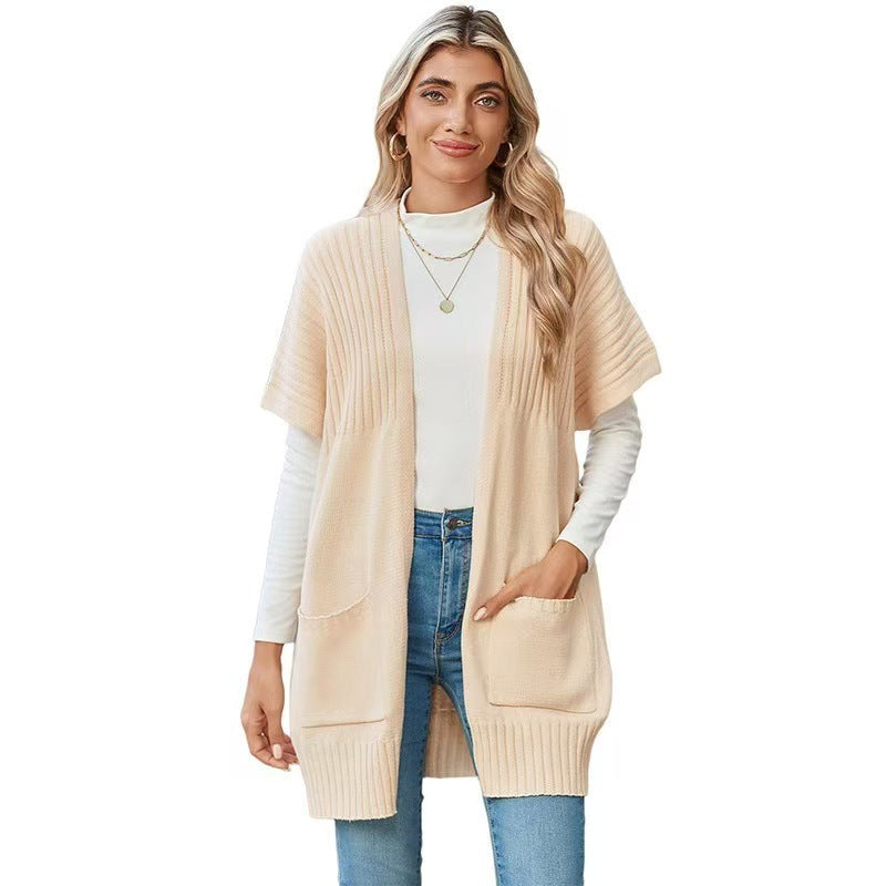 SVEA | Cameron Leichter Strick-Cardigan mit Offener Front