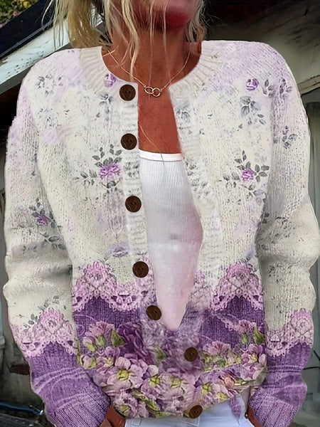 Jane | Vintage Floral Cardigan