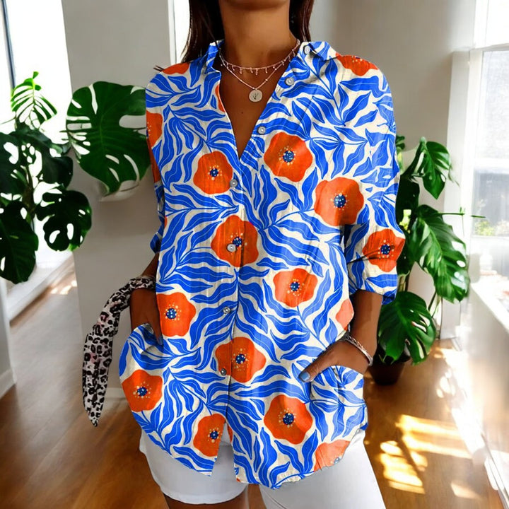 SVEA | Stilvolle Blumenbluse