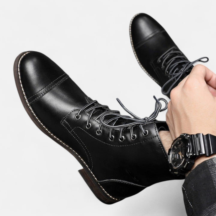 SVEA | Elegante Herrenstiefel aus Kunstleder
