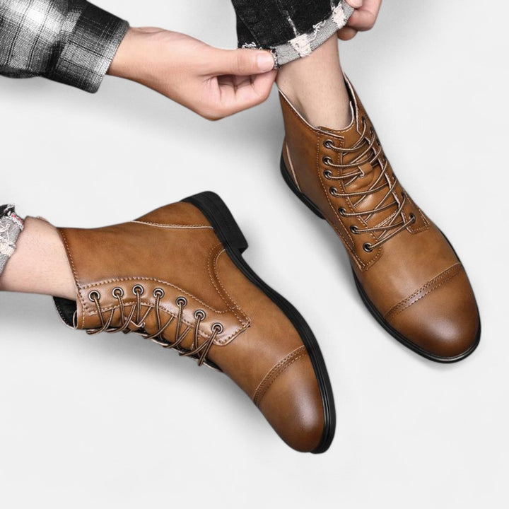 SVEA | Elegante Herrenstiefel aus Kunstleder
