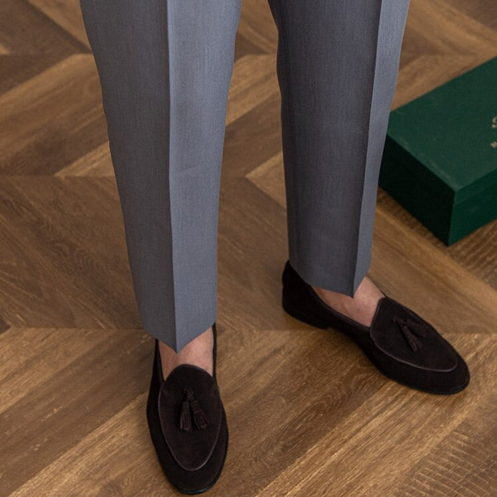 SVEA | Klassische Hose Mit Hoher Taille Und Schnallenverschluss Für Herren