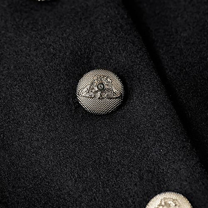Jane | Elise Hartley Fitted Longline Wool-Blend Coat