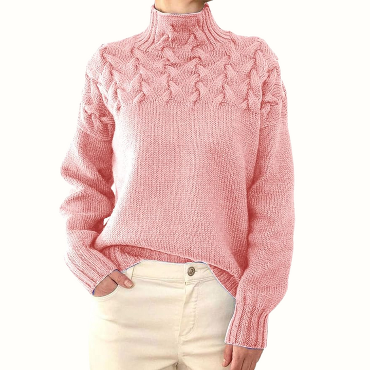 Jane | Warm Knit Turtleneck Sweater