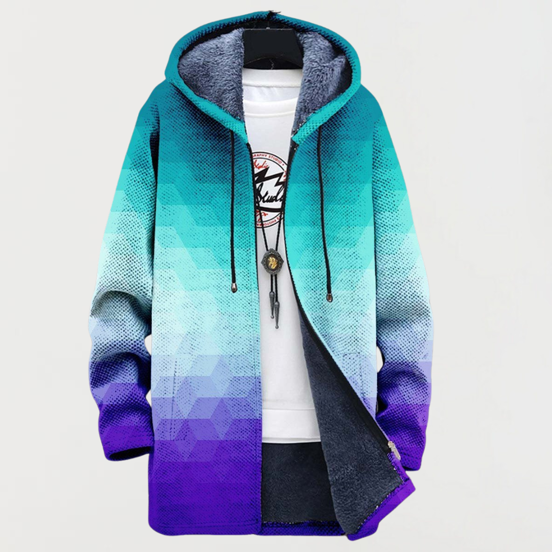 Hannah – Übergangsjacke mit Hexagonmuster