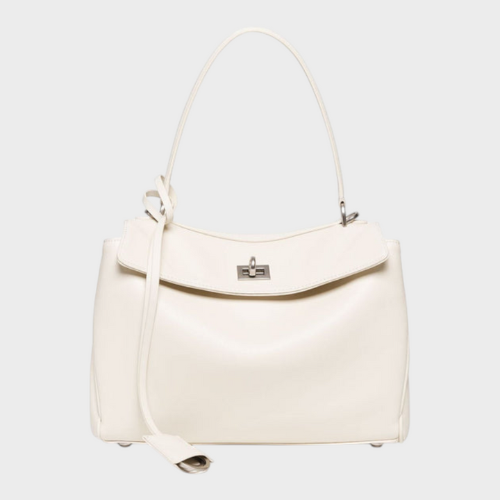 SVEA | Structured Leather Bag with Magnetic Flap