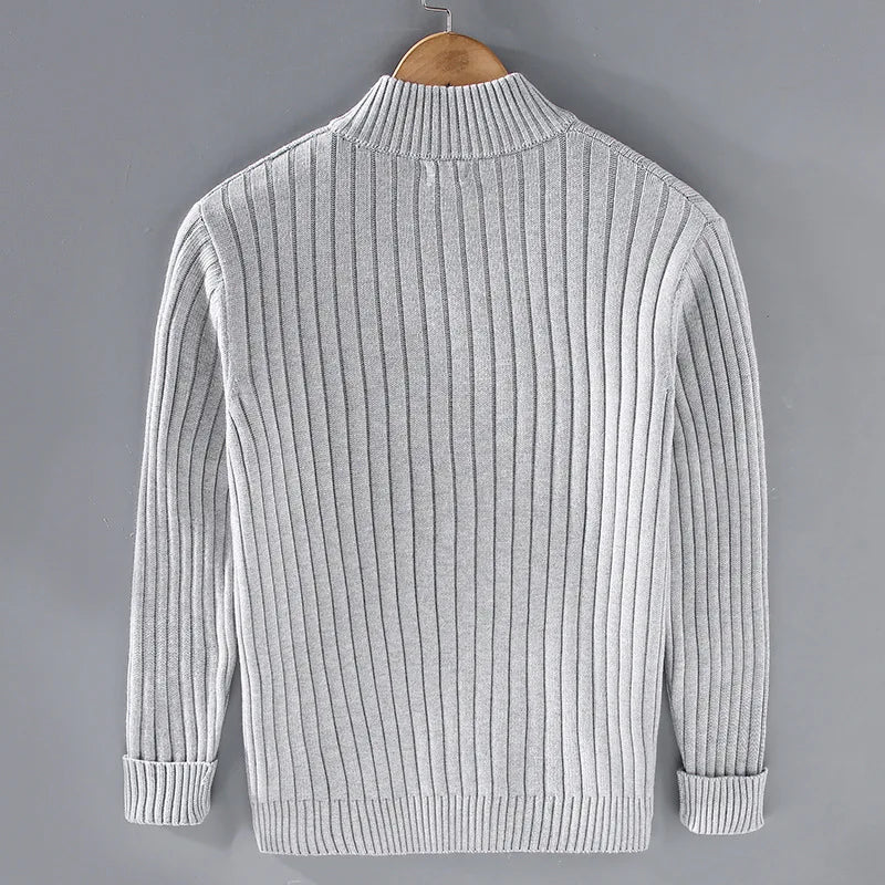 SVEA | Lässige Zip-Up Strickjacke