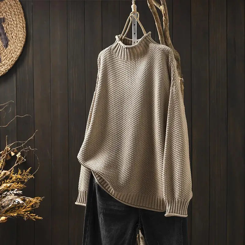 Jane | Knit Turtleneck Sweater