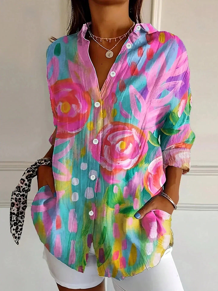 SVEA | Bunte Musterbluse