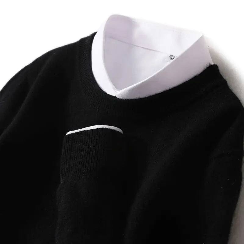 Jane | Merino Wool Crew Neck Sweater