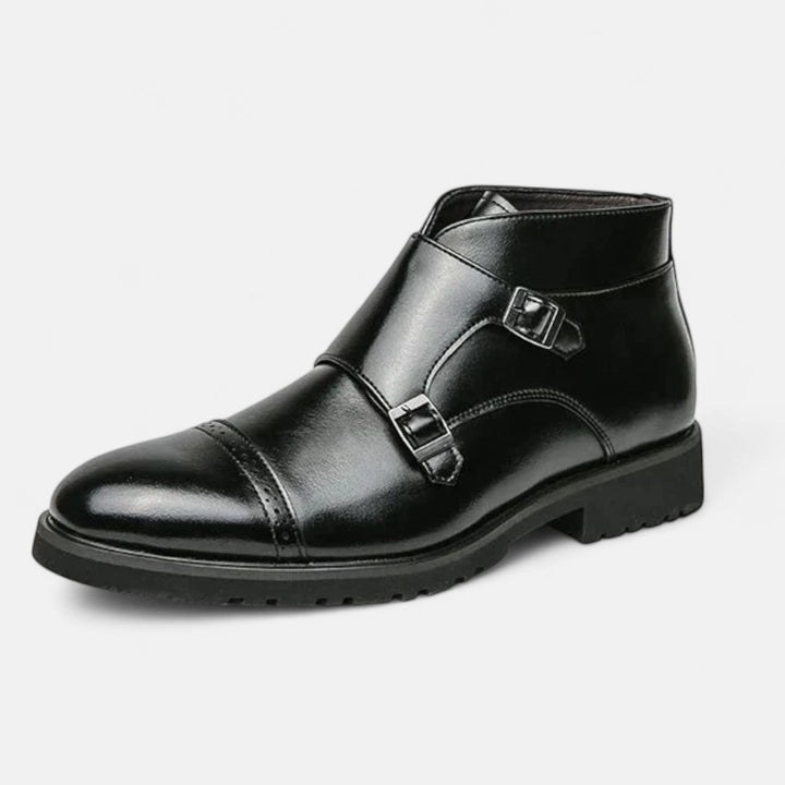 SVEA | Herren Monk Strap Stiefeletten aus Premium-Ecopelle