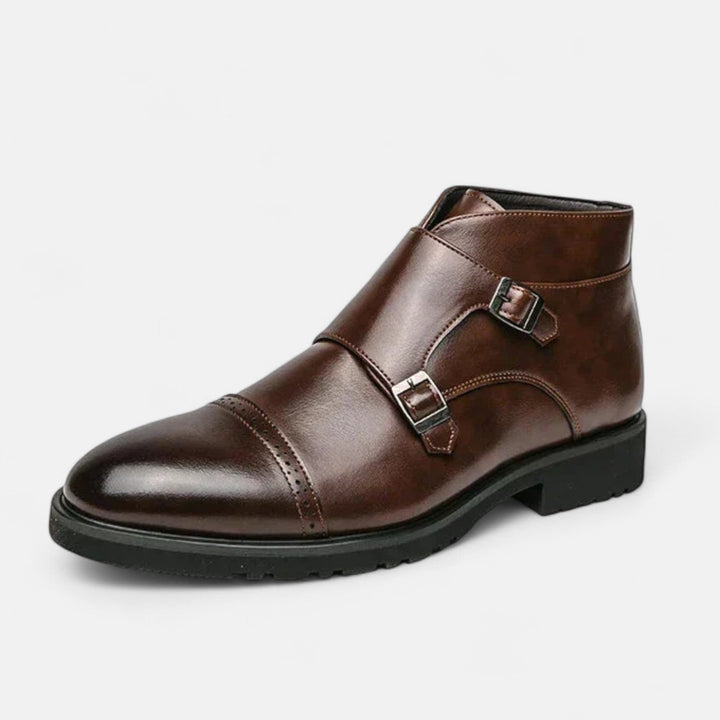 SVEA | Herren Monk Strap Stiefeletten aus Premium-Ecopelle