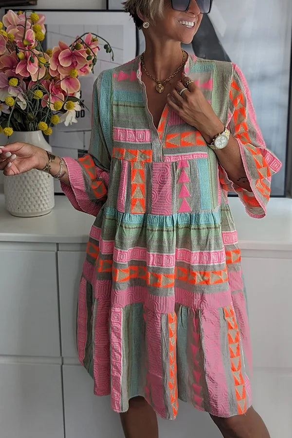 SVEA | Artisan Leinen-Baumwoll-Wochenendkleid