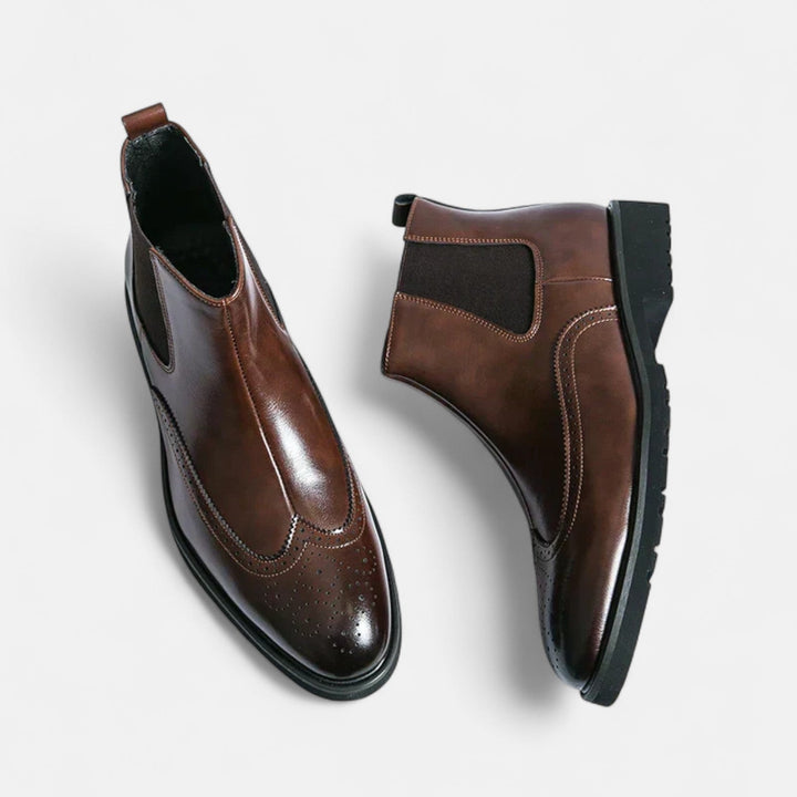 SVEA | Elegante Chelsea-Stiefel für Herren aus Kunstleder