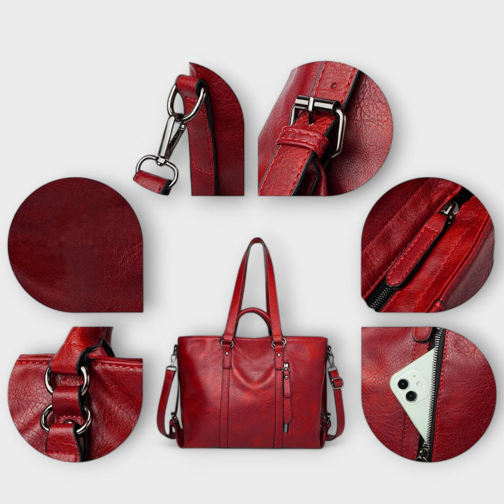 SVEA | Olivia Große Lederhandtasche