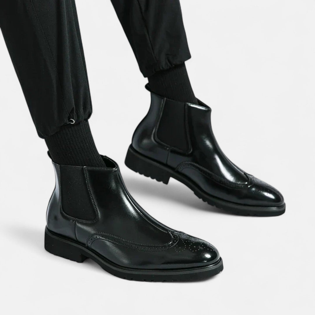 SVEA | Elegante Chelsea-Stiefel für Herren aus Kunstleder