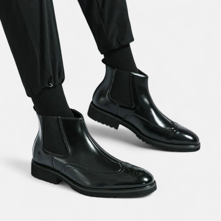 SVEA | Elegante Chelsea-Stiefel für Herren aus Kunstleder
