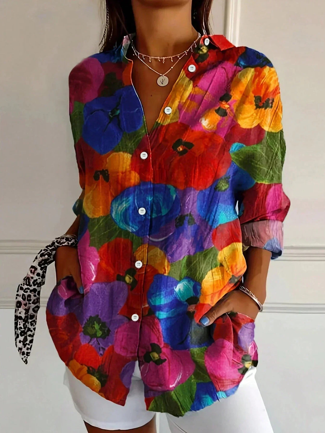 SVEA | Bunte Musterbluse