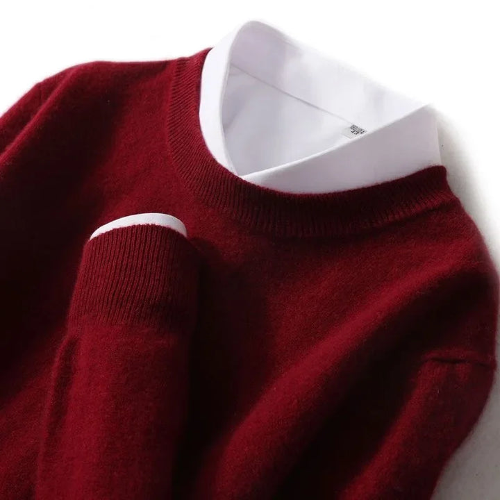 Jane | Merino Wool Crew Neck Sweater