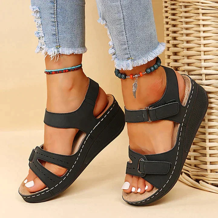 Sandy - Comfortable Orthopaedic Wedge Sandals