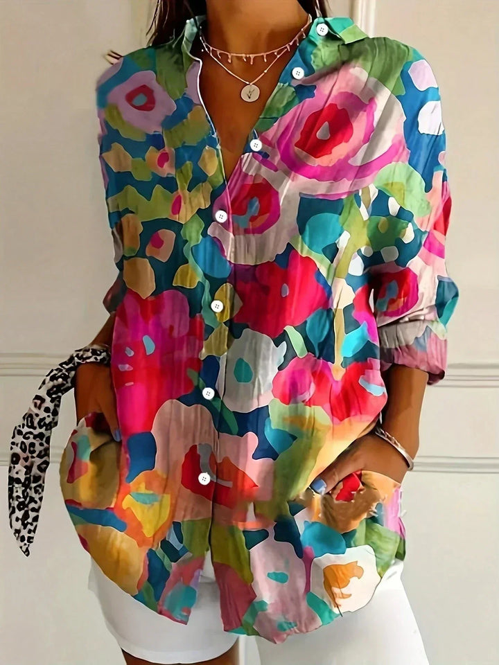 SVEA | Bunte Musterbluse