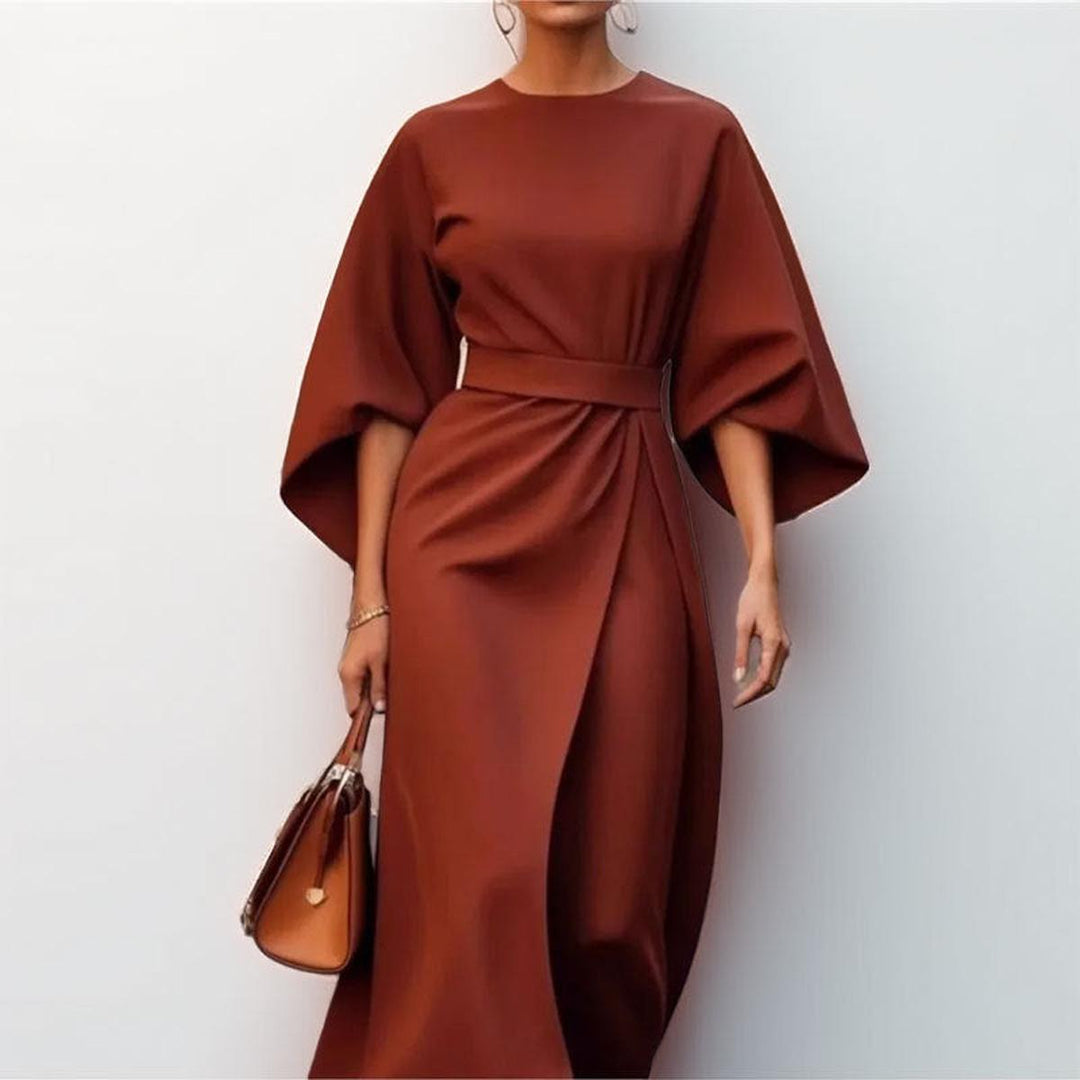 SVEA | Langes Kleid mit Kimonoärmeln