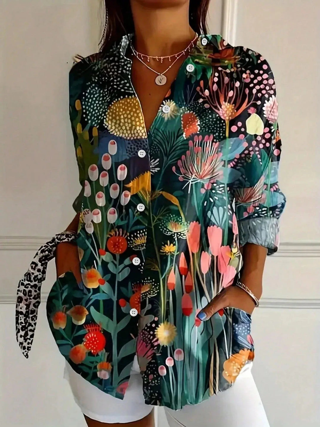 SVEA | Bunte Musterbluse