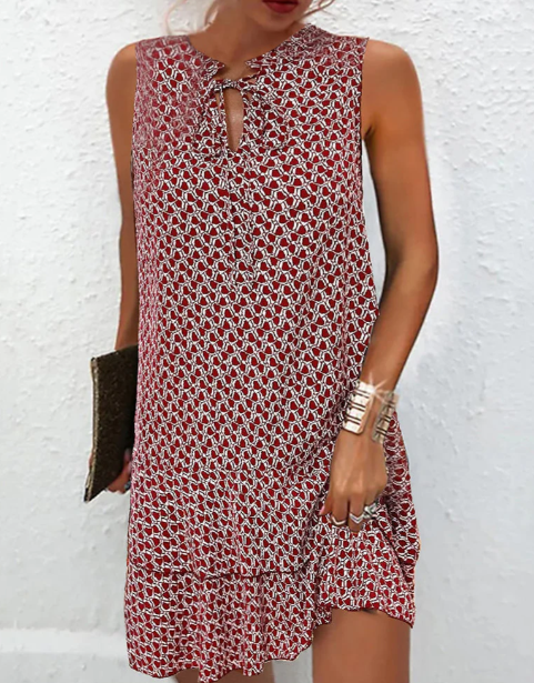 SVEA | Ärmelloses Sommerkleid mit Bauchkaschierung